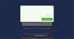 Desktop Screenshot of bieszczady.toplista.info