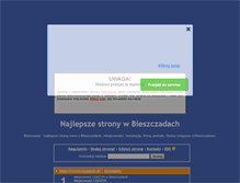 Tablet Screenshot of bieszczady.toplista.info