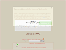 Tablet Screenshot of okladki.toplista.info