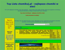 Tablet Screenshot of chomikuj.toplista.info